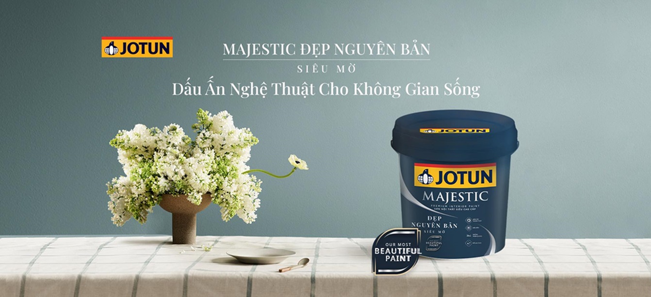 Sơn nội thất cao cấp nhất Majestic đẹp nguyên bản 