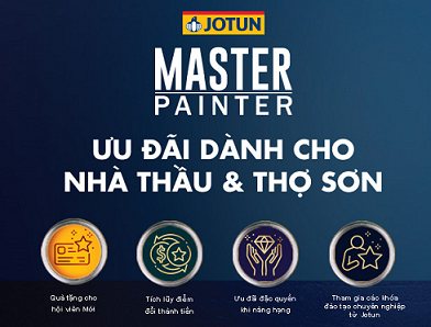 Jotun Master Painter Tích điểm liền tay nhận ngay tiền mặt